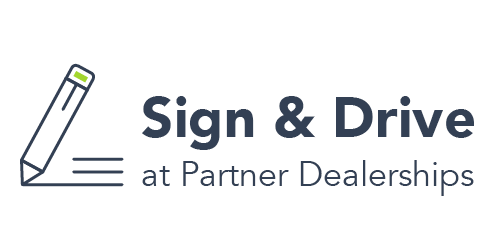 Sign & Drive at Partner Dealerships